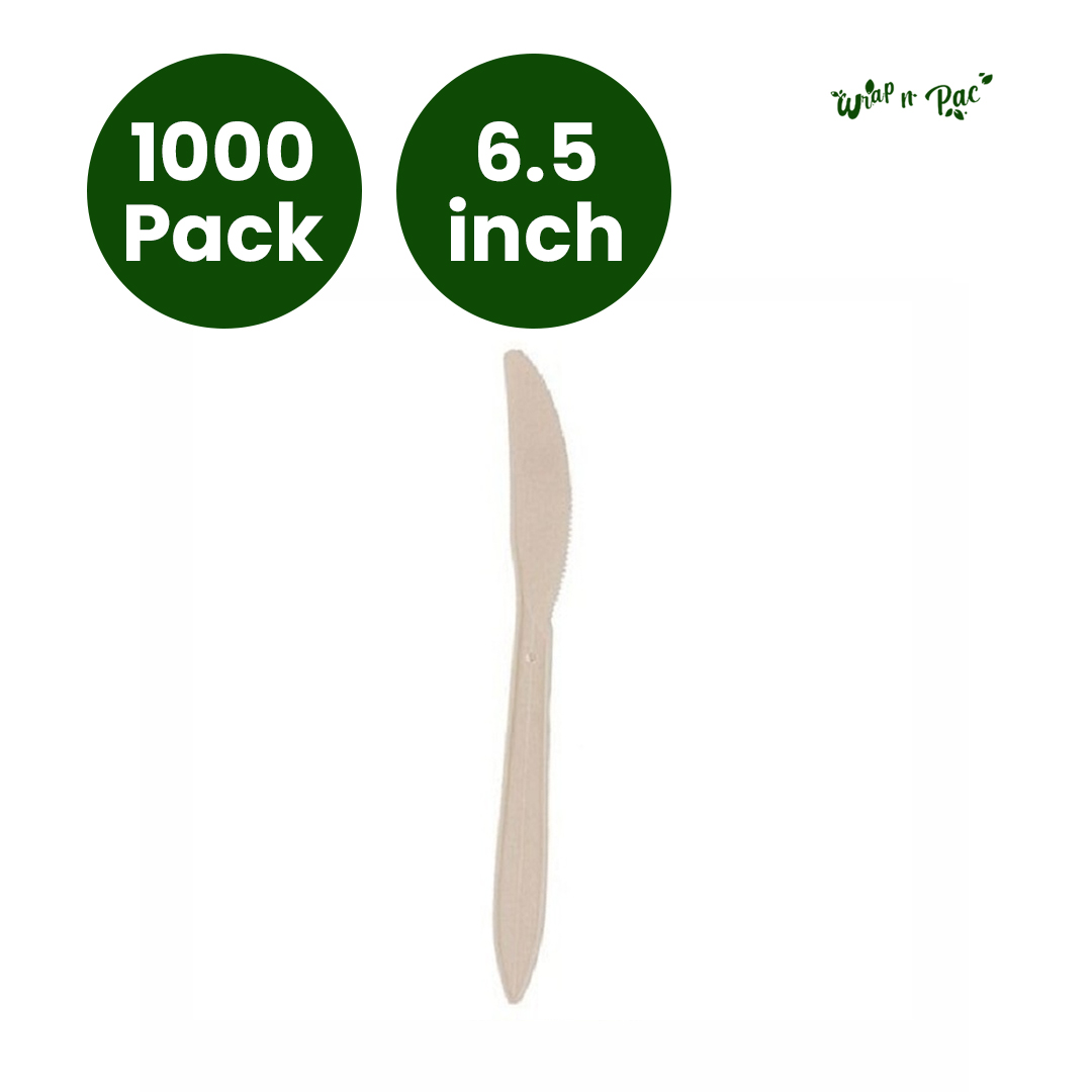1000-Pack 6.5 Inch Disposable Knives
